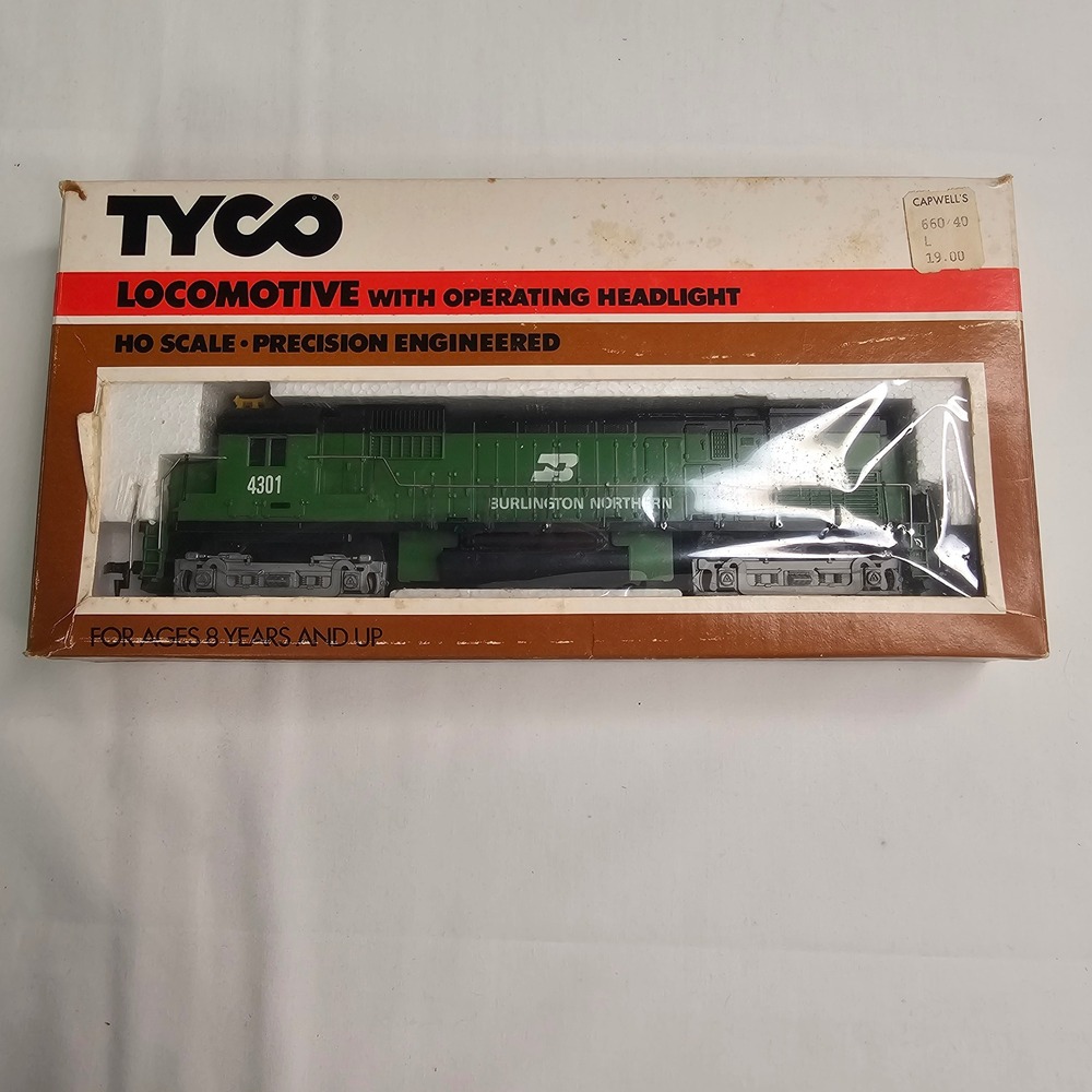 TYCO HO Scale Burlington Northern ALCO Century C430 4301 Diesel Locomotive Box